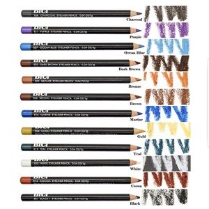 5" BiCi Silky Eyeliner Pencil 14 Different Colors